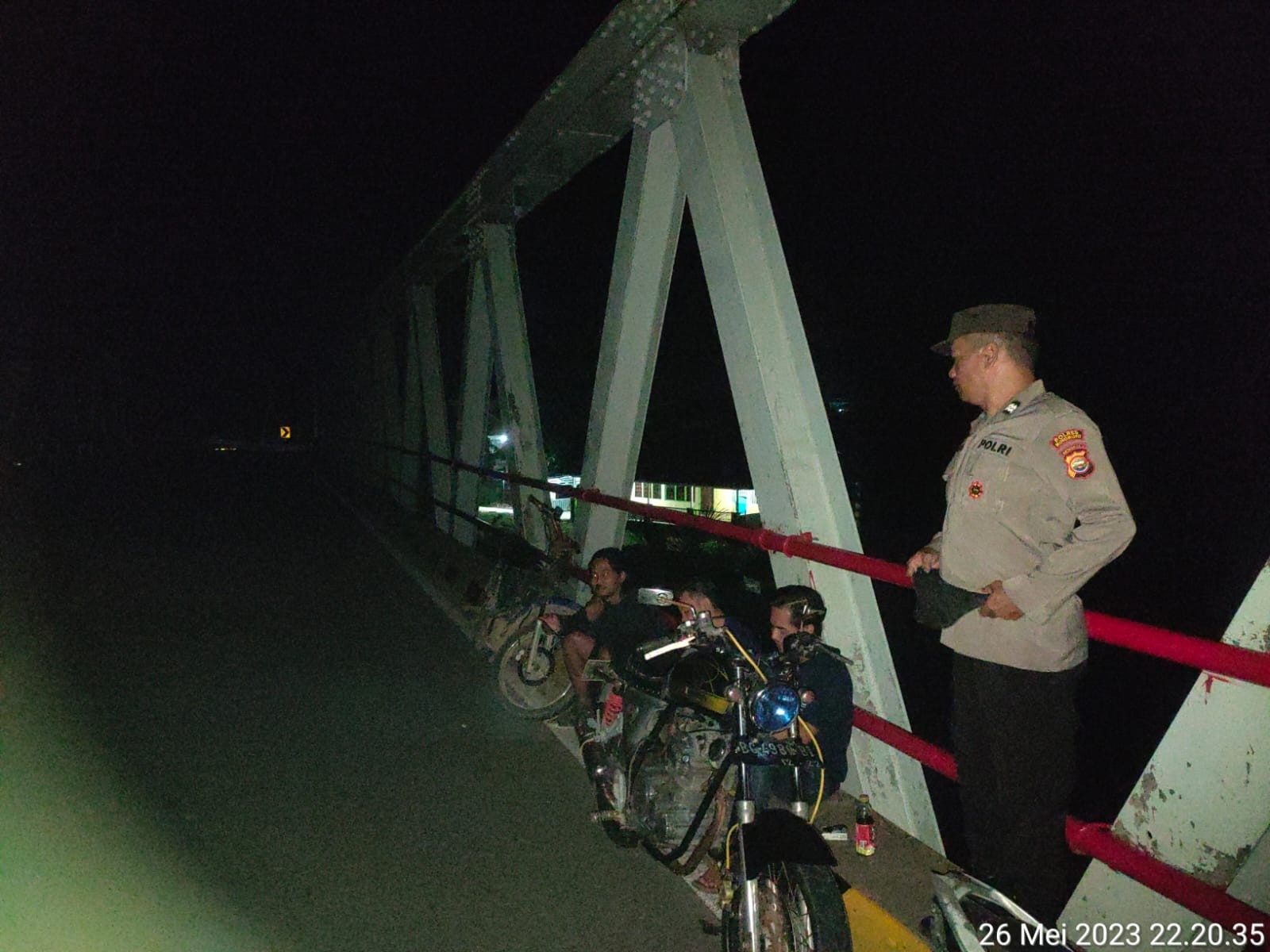  Polsek Teramang Jaya Gelar Patroli KRYD Antisipasi Kriminalitas