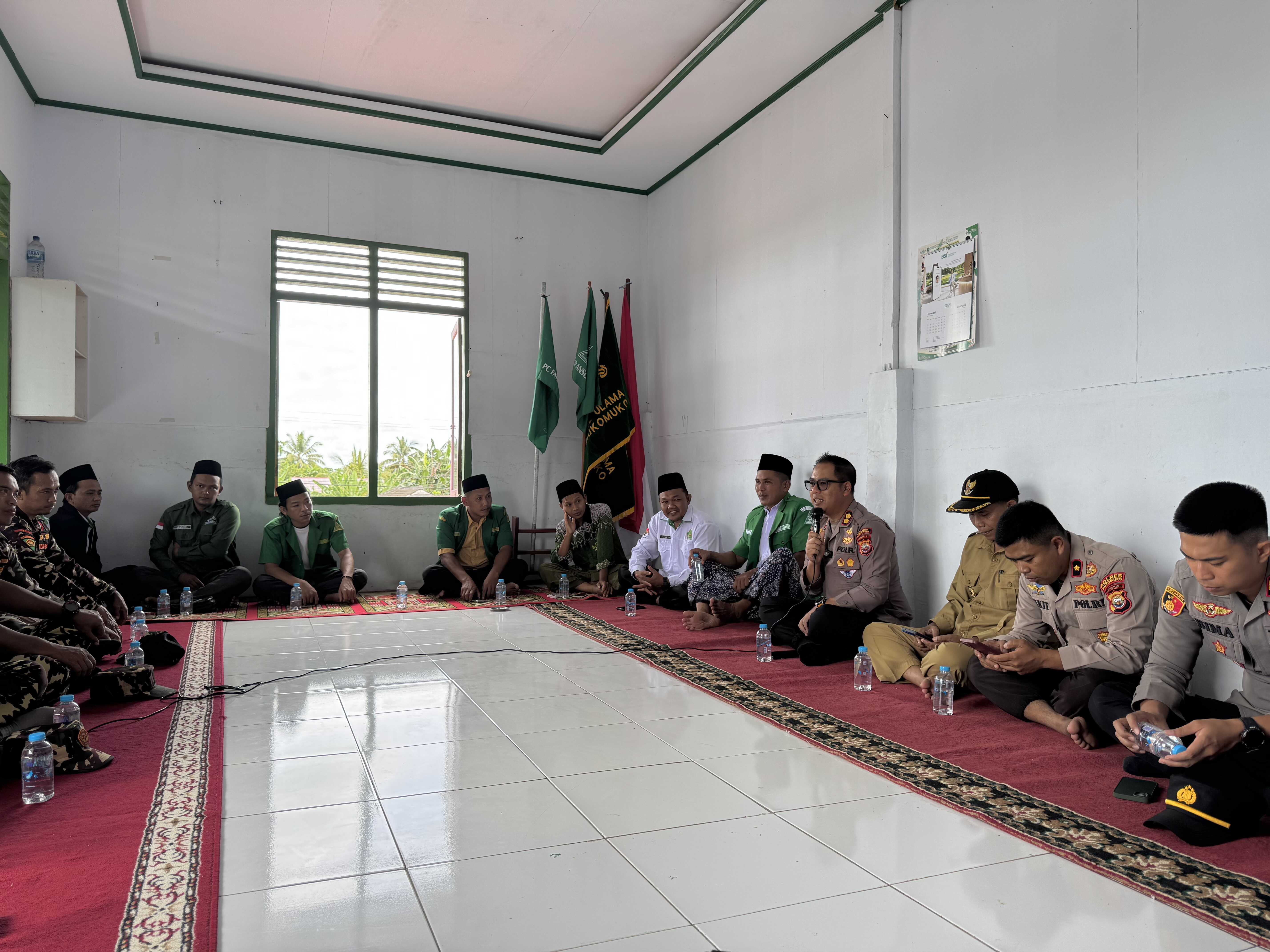 Silaturahmi Kapolres Mukomuko dengan Pengurus MWC NU, Perkuat Sinergi dalam Menjaga Kamtibmas