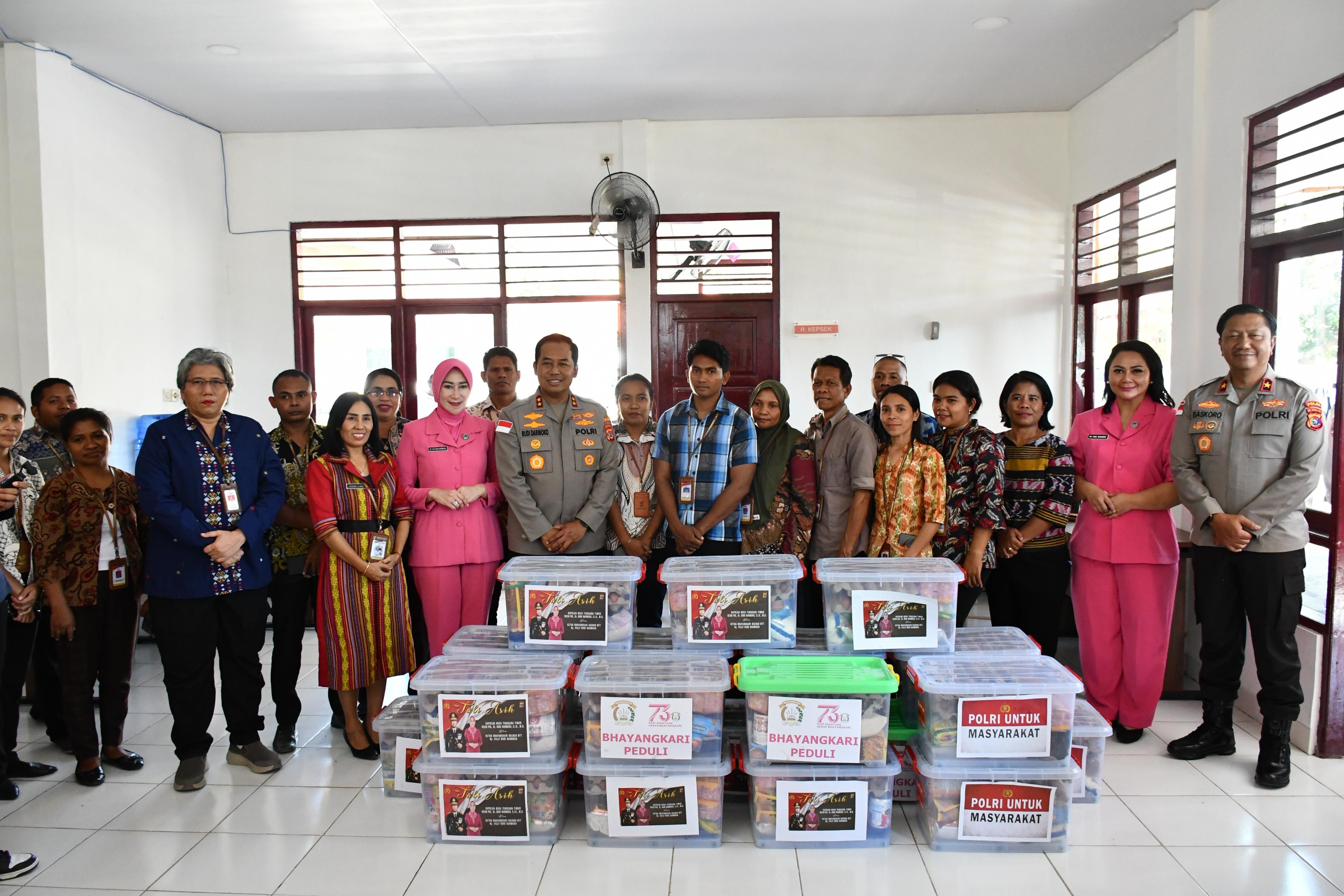 Kapolda NTT Tebar Inspirasi di Sekolah Rakyat Menengah 19 Naibonat, Wujudkan Mimpi Indonesia Maju Be