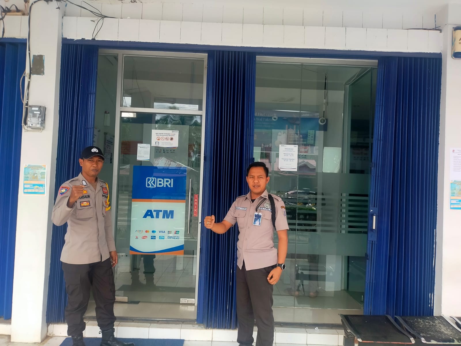 Patroli Rutin Polsek Mukomuko Utara sambangi obyek vital dan jaga situasi kamtibmas