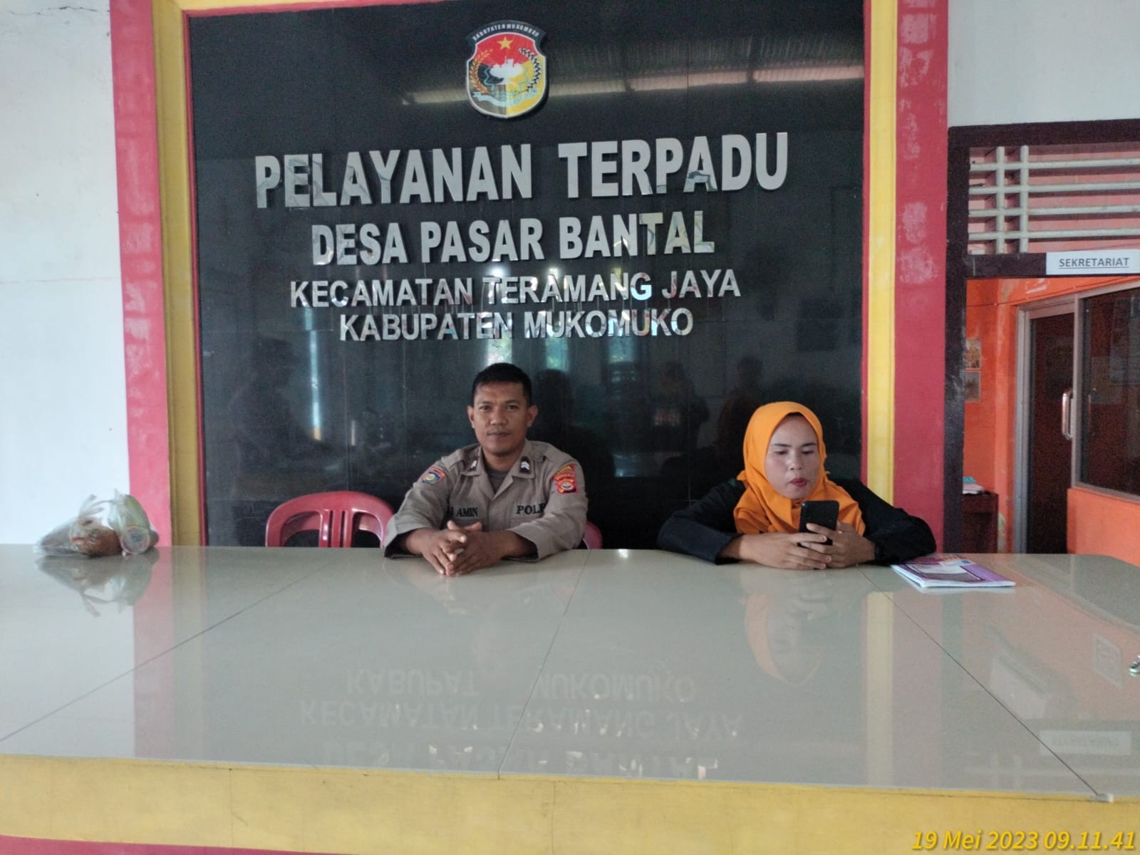 Jalin Kedekatan Dengan Masyarakat, Bhabinkamtibmas Sambang Ke Wilayah Binaannya