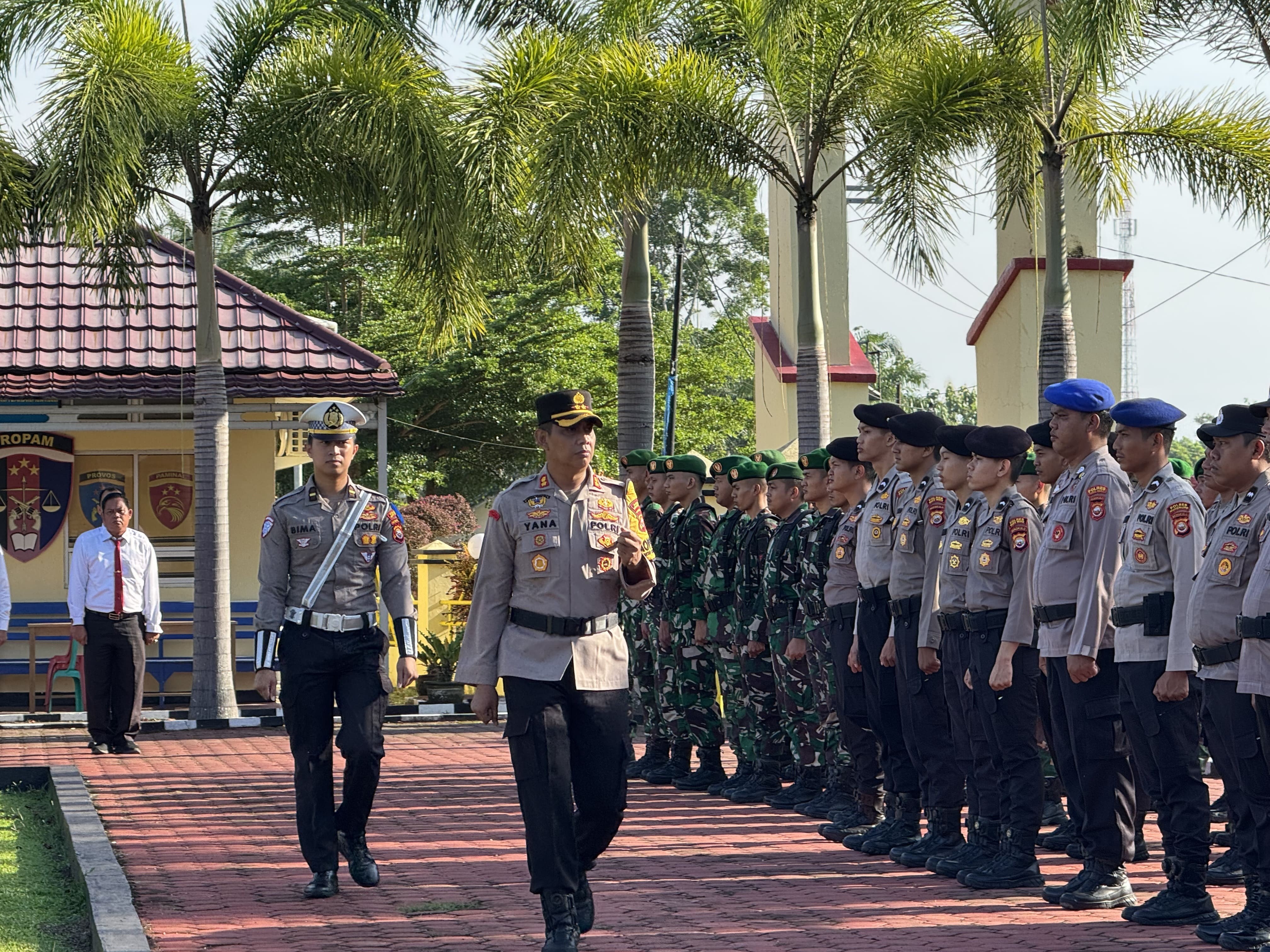 Apel Gelar Operasi Keselamatan Nala 2025 Polres Mukomuko.