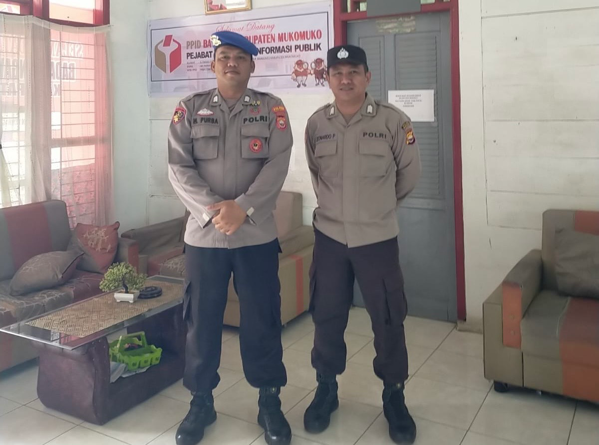 Beri Rasa Aman, Polres Mukomuko Jaga Ketat Kantor Bawaslu dan KPU sebagai Objek Pilkada.