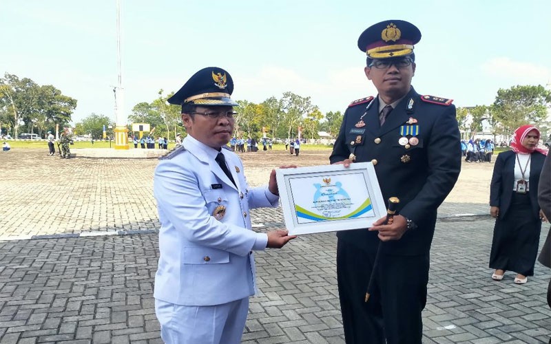 Kapolres Mukomuko Terima Penghargaan dari PPPA RI
