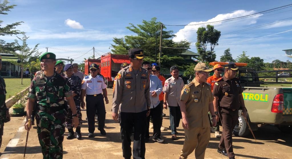 Kapolres Hadiri Apel Siaga Bencana di Kodim 0428 Mukomuko